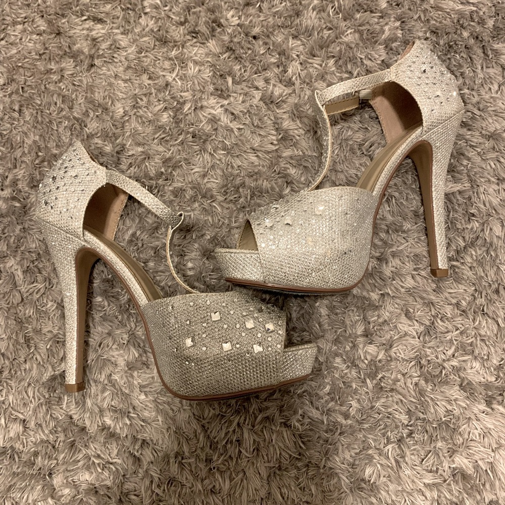 My Delicious rhinestone heels